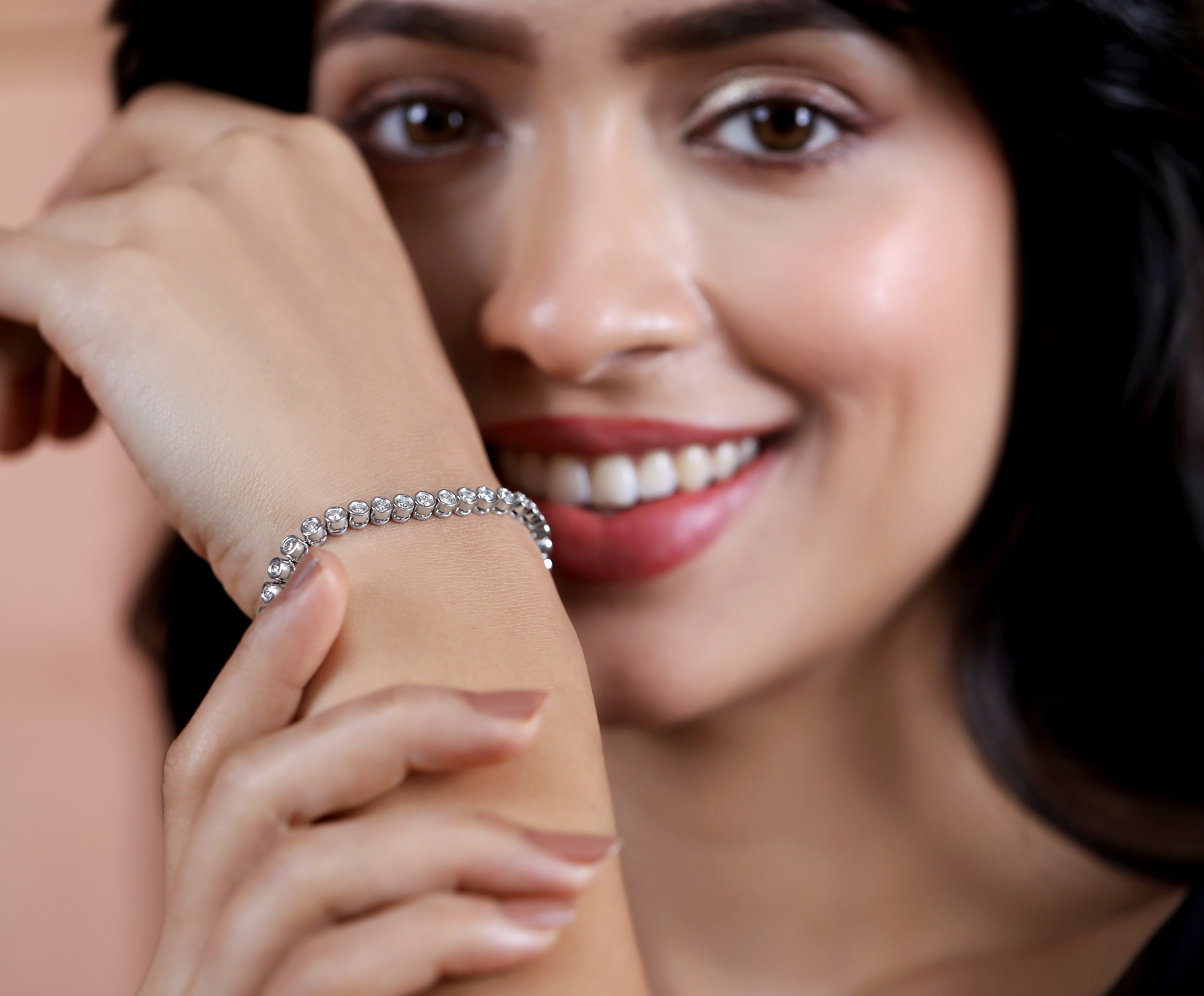 Silver Solitaire Siloro Signature Bracelet For Women