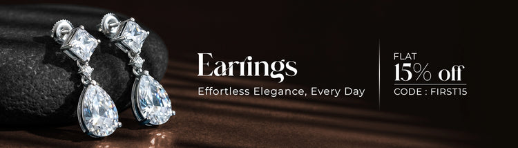 Moissanite Diamond Earrings