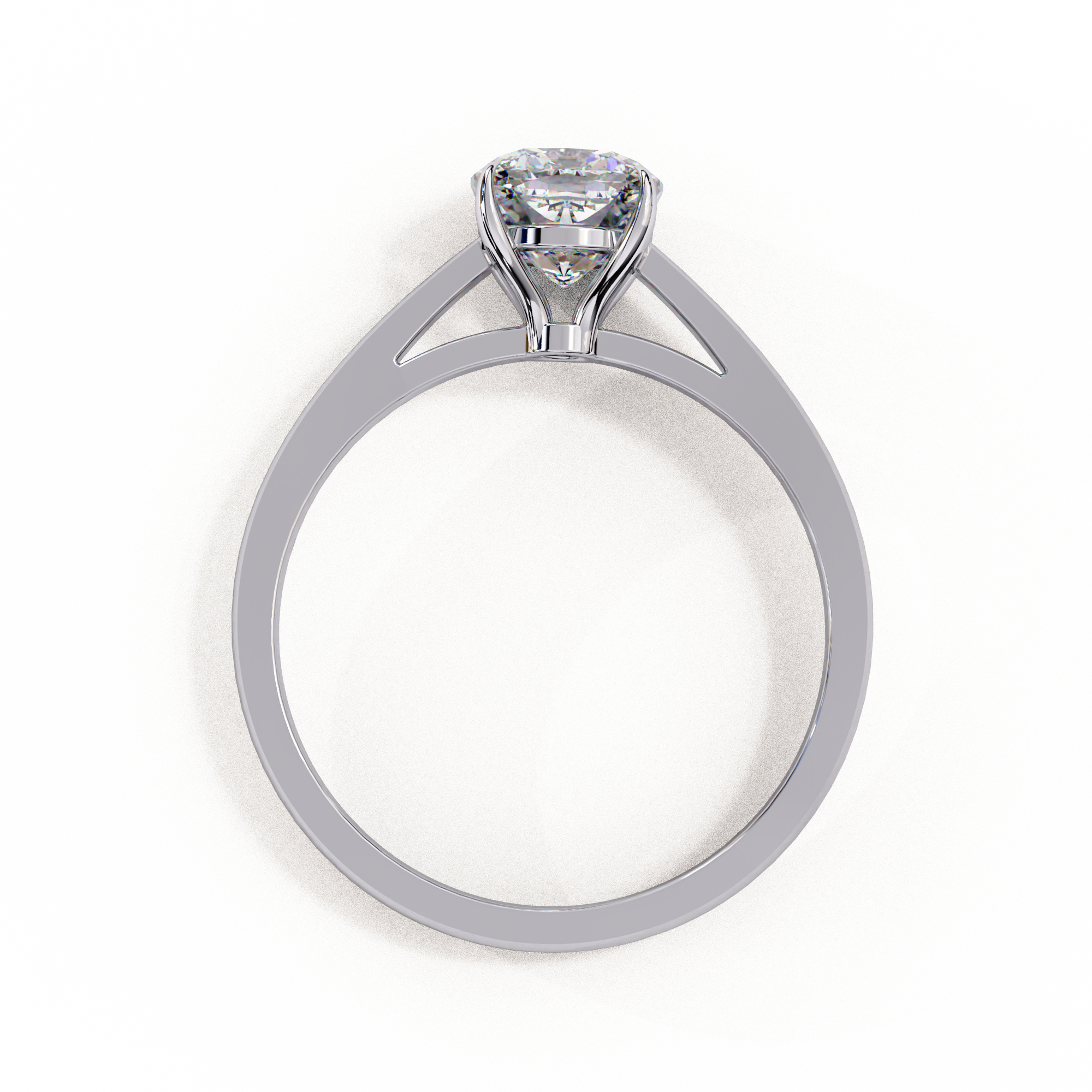 1.50ct cushion cut solitaire diamond engagement ring