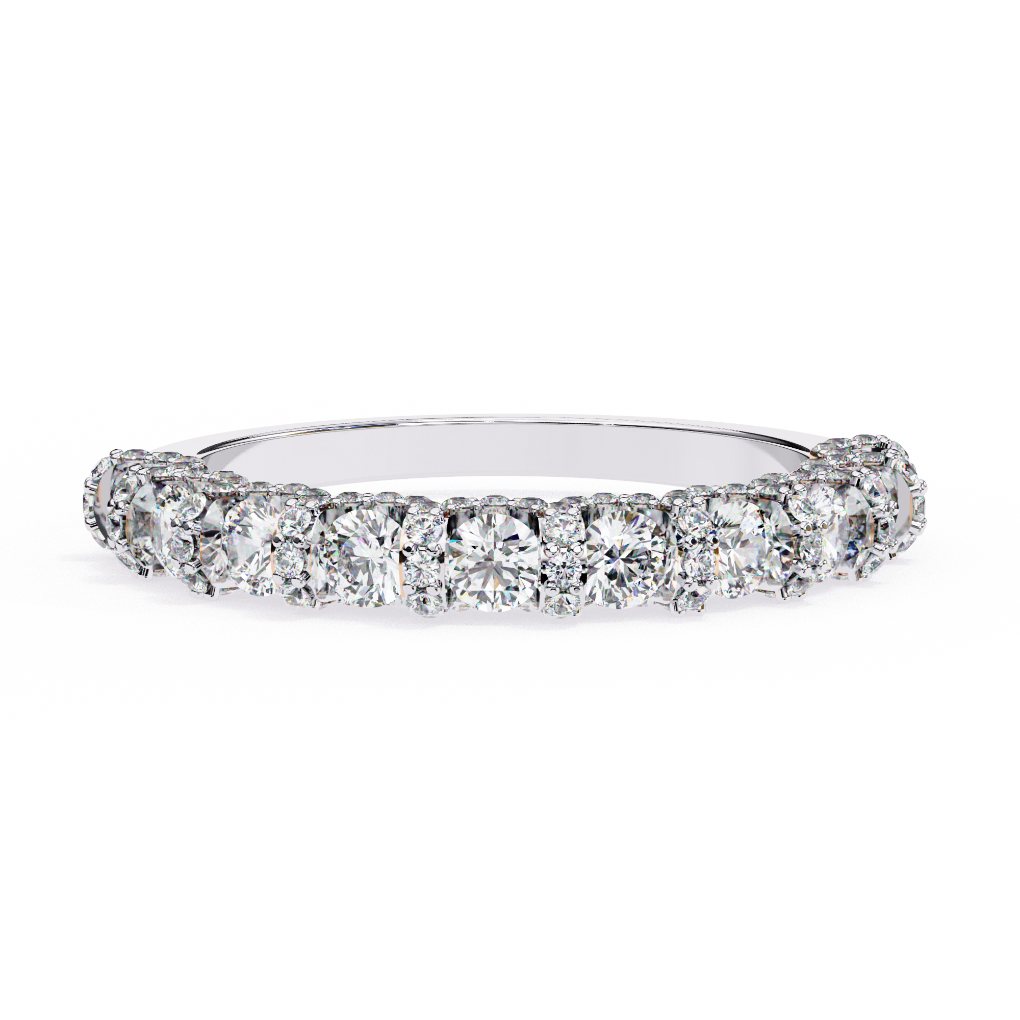 18KT Gold Plated Celestia Halo Band Ring
