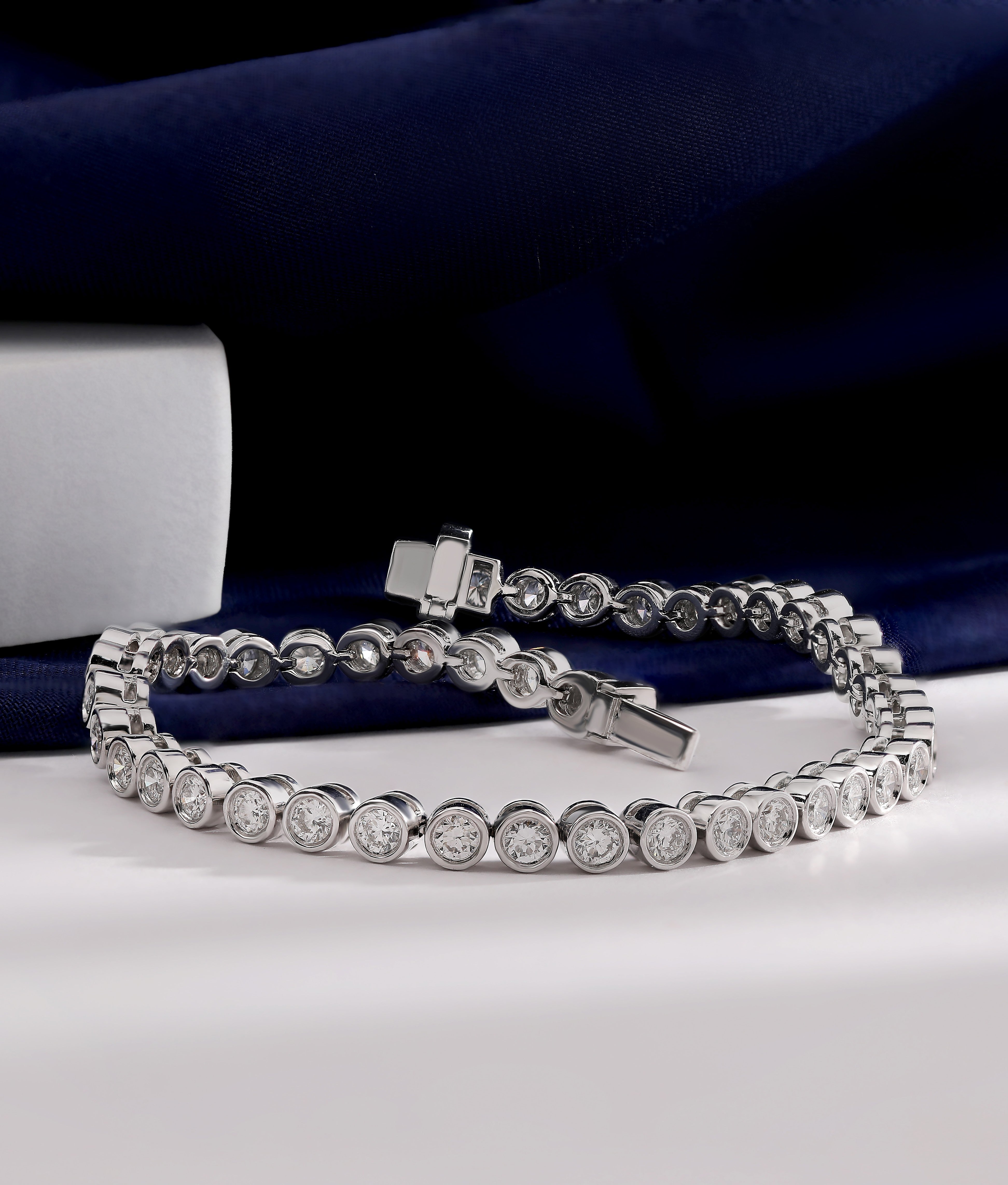 Silver Solitaire Siloro Signature Bracelet For Women
